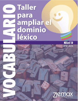 VOCABULARIO LEXICO ZIEMAX D