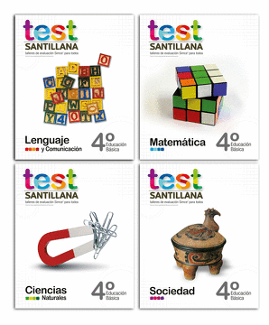 KIT TEST 4 BSICO (TEXTOS: LENGUAJE, MATEMTICA, CS. NATURALES, SOCIEDAD)