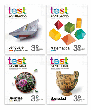 KIT TEST 3 BSICO (TEXTOS: LENGUAJE, MATEMTICA, CS. NATURALES, SOCIEDAD)