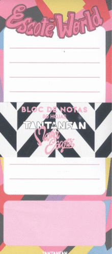 BLOC DE NOTAS MAR�A ESCOTE