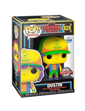 FUNKO POP! STRANGER THINGS - SERIE - ST- DUSTIN IN BEEF TEE(BLACKLIGHT)