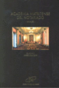 52.ACADEMIA MATRITENSE DEL NOTARIADO.(TOMO LII) ANALES