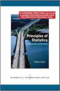 PRINCIPLES OF STATISTICS FOR ENGINEERS AND SCIENTISTS