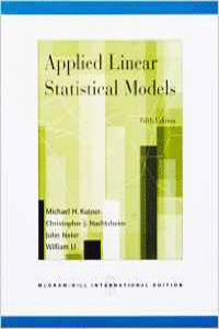 APPLIED LINEAR STATISTICAL MODELS.
