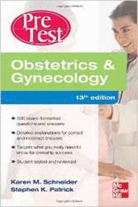 OBSTETRICS & GYNECOLOGY PRETEST SELF-ASSESSMENT & REVIEW