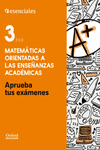 APRUEBA MATEM�TICAS ACAD�MICAS 3.� ESO. CUADERNO DEL ALUMNO.