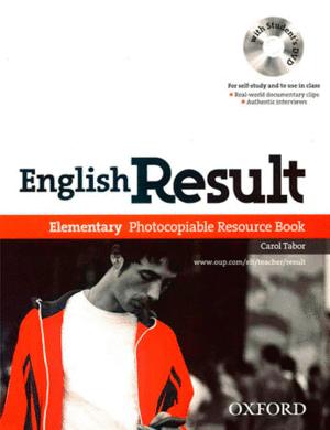 ENGLISH RESULT ELEMENTARY: PHOTOCOPIABLE RESOURCE BOOK & DVD PACK EDITION 10