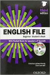 ENGLISH FILE BEGINNER 3RD EDITION, STUDENT'S BOOK AND WORKBOOK WITH KEY PACK