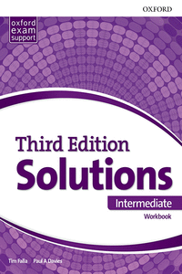SOLUTIONS INTERMEDIATE WORKBOOK THIRD EDITION B1 B2 2017