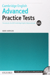 CAMBRIDGE ENGLISH ADVANCED PRACTICE TEST WITH KEY EXAM PACK 3RD EDITION
