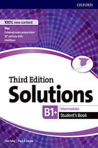 SOLUTIONS INTERMEDIATE STUDENTS THIRD EDITION B1-B2