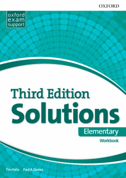 SOLUTIONS ELEMENTARY WORKBOOK 3ED