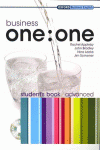 BUSINESS ONE TO ONE ADVANCED: STUDENT'S BOOK AND MULTI-ROM PACK