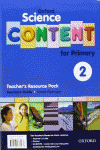 SCIENCE CONTENT 2ND PRYMARY. PACK (TEACHER'S RESOURCE)