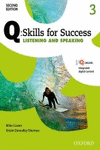 Q SKILLS FOR SUCCESS (2ND EDITION). LISTENING & SPEAKING 3. STUDENT'S BOOK PACK