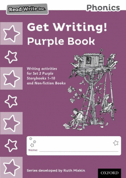 PACK 10 READ WRITE INC.PHONICS GET WRITING! PURPLE BOOK