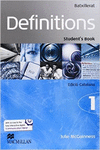 DEFINITIONS 1 SB COMM TRAINER PK CAT