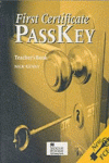 TB. FIRST CERTIFICATE PASSKEY