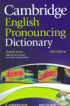 CAMBRIDGE ENGLISH PRONOUNCING DICTIONARY WITH CD-ROM 18TH EDITION