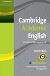 CAMBRIDGE ACADEMIC ENGLISH B1+ INTERMEDIATE TEACHER'S BOOK
