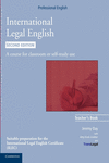 INTERNATIONAL LEGAL ENGLISH TEACHER'S BOOK 2ND EDITION