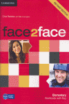 FACE2FACE ELEMENTARY WORKBOOK WITH KEY 2ND EDITION