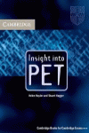 INSIGHT INTO PET STUDENT'S BOOK WITHOUT ANSWERS