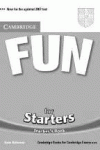 FUN FOR STARTERS TEACHER'S BOOK