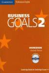BUSINESS GOALS 2 WORKBOOK WITH AUDIO CD