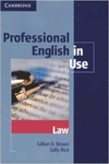 PROFESSIONAL ENGLISH IN USE LAW