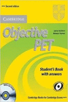 OBJECTIVE PET STUDENT'S BOOK WITH ANSWERS WITH CD-ROM 2ND EDITION