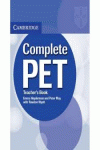 COMPLETE PET TEACHER'S BOOK