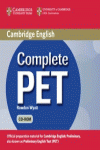 COMPLETE PET STUDENT'S BOOK PACK (STUDENT'S BOOK WITH ANSWERS WITH CD-ROM AND AU