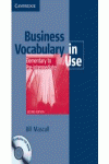 BUSINESS VOCABULARY IN USE ELEMENTARY TO PRE-INTERMEDIATE WITH ANSWERS AND CD-RO
