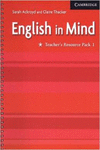 ENGLISH IN MIND 1 TEACHER'S RESOURCE PACK