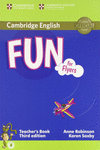 FUN FOR FLYERS TEACHER'S BOOK WITH AUDIO 3RD EDITION