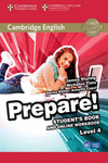 CAMBRIDGE ENGLISH PREPARE! LEVEL 4 STUDENT'S BOOK AND ONLINE WORKBOOK