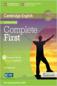 COMPLETE FIRST STUDENT'S BOOK WITHOUT ANSWERS WITH CD-ROM WITH TESTBANK 2ND EDIT