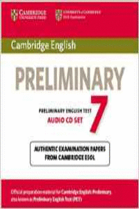 CAMBRIDGE ENGLISH PRELIMINARY 7 AUDIO CDS (2)