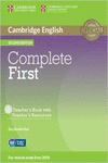 COMPLETE FIRST TEACHER'S BOOK WITH TEACHER'S RESOURCES CD-ROM 2ND EDITION
