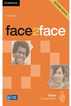 FACE2FACE STARTER TEACHER'S BOOK WITH DVD 2ND EDITION