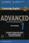 CAMBRIDGE ENGLISH ADVANCED 1 FOR REVISED EXAM FROM 2015 STUDENT'S BOOK PACK (STU