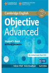 OBJECTIVE ADVANCED STUDENT'S BOOK WITHOUT ANSWERS WITH CD-ROM 4TH EDITION