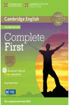 COMPLETE FIRST  STUDENT'S BOOK PACK (STUDENT'S BOOK WITH ANSWERS WITH CD-ROM, CL