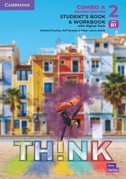 THINK LEVEL 2 STUDENT'S BOOK AND WORKBOOK WITH DIGITAL PACK COMBO A BRITISH ENGL
