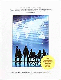 OPERATIONS AND SUPPLY CHAIN MANAGEMENT