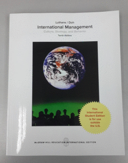 INTERNATIONAL MANAGEMENT: CULTURE, STRATEGY AND BEHAVIOR