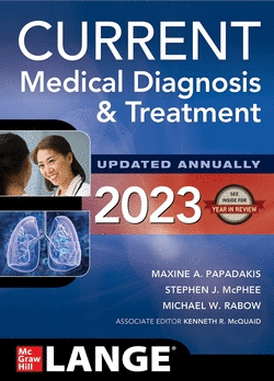 CURRENT MEDICAL DIAGNOSIS AND TREATMENT 2023