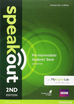 SPEAKOUT 2ND EDITION EXTRA PRE-INTERMEDIATE STUDENTS BOOK/DVD-ROM/MYLAB/STUDY BO