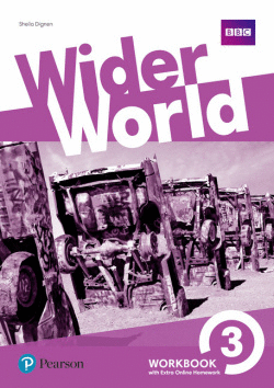 WIDER WORLD 3 WORKBOOK WITH ONLINE HOMEWORK PACK 2017